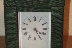 reiseuhr-gruenes-eidechsenleder reiseuhr-gruenes-eidechsenleder