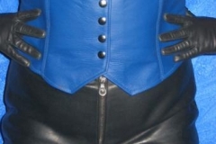 ledercorsage-blau ledercorsage-blau